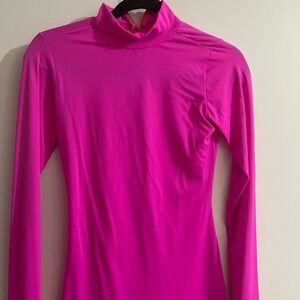 Pink Women's Long Sleeve mini dress